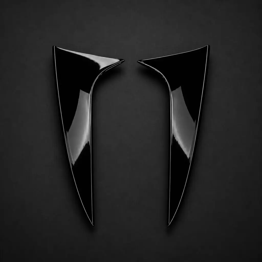 BMW F31 Rear Window Side Spoiler von MK-Motion in Schwarzglanz