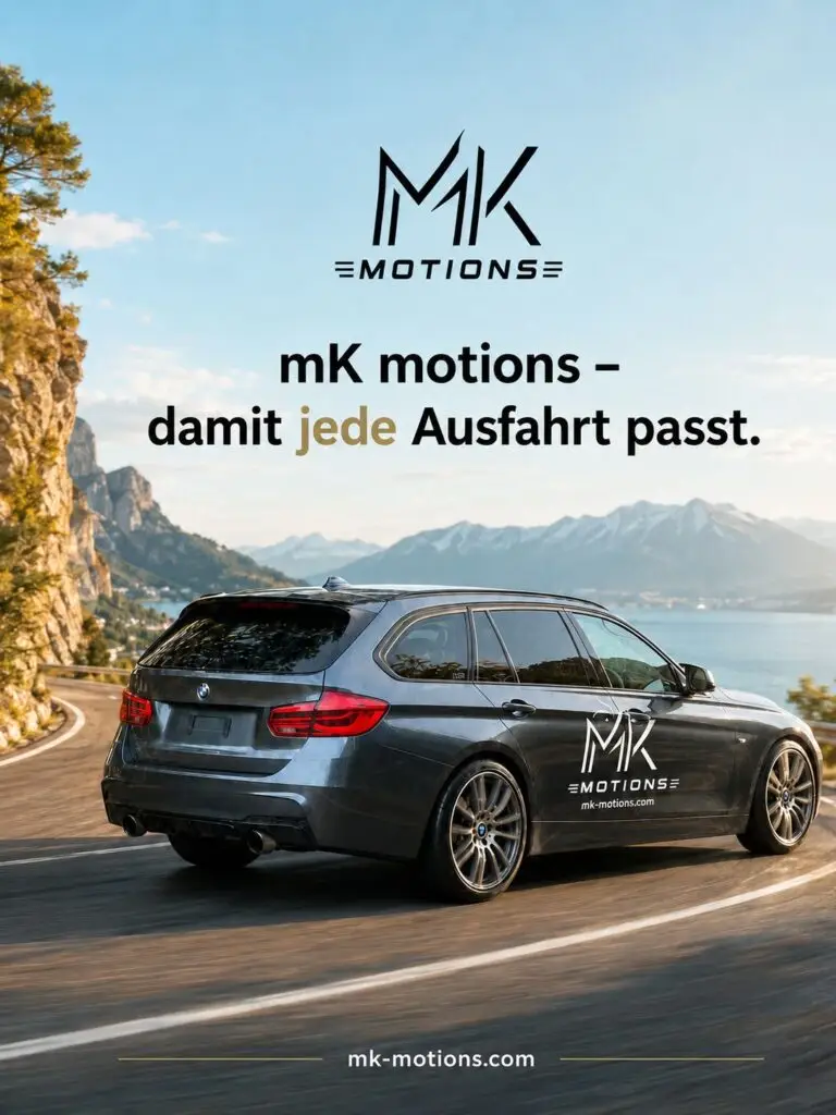 BMW F31 mit MK-Motions parts am Meer